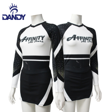 Custom dandy sublimated cheerleader uniform cheerleading outfits cheer apparel