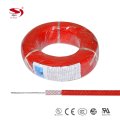 Ul 3071 22# fio de borracha de silicone vermelho