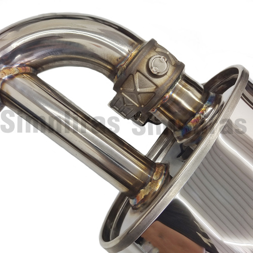 Wysoki wydajność wydechowy układ wydechowy Catback dla 2020+ Focus ST Wagon 2.3T z podwójną końcówką włókien węglowych