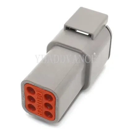 DTM04-6P: Deutsch DTM Series 6-Pin Electrical Waterproof Male Connector Housing