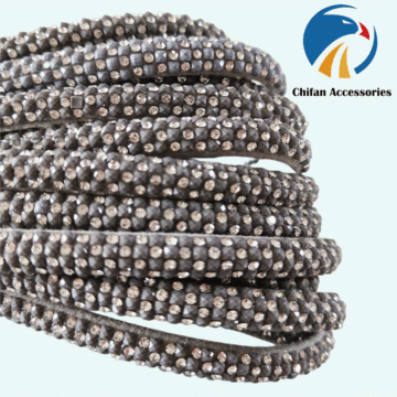 Rhinestone Diamond Strips For Unique Footwear Design