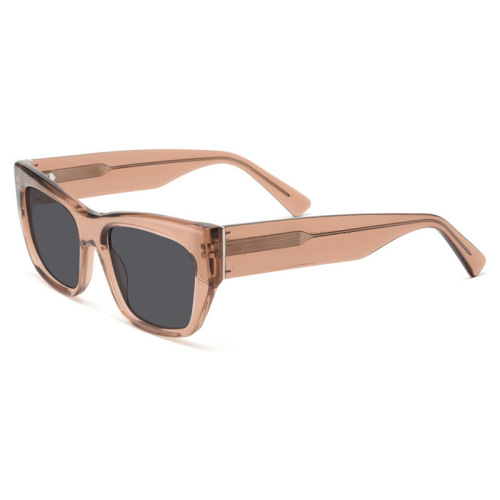 Fashion Wide Temple Glasses For Driving UV400 Polarized Grey Sunglasses Manufactory