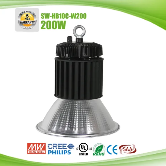 New design high lumen led high bay light 200W for warehouse lighting