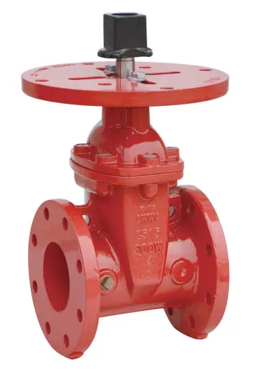 American Flanged Resilient NRS Gate Valve with Post Flang