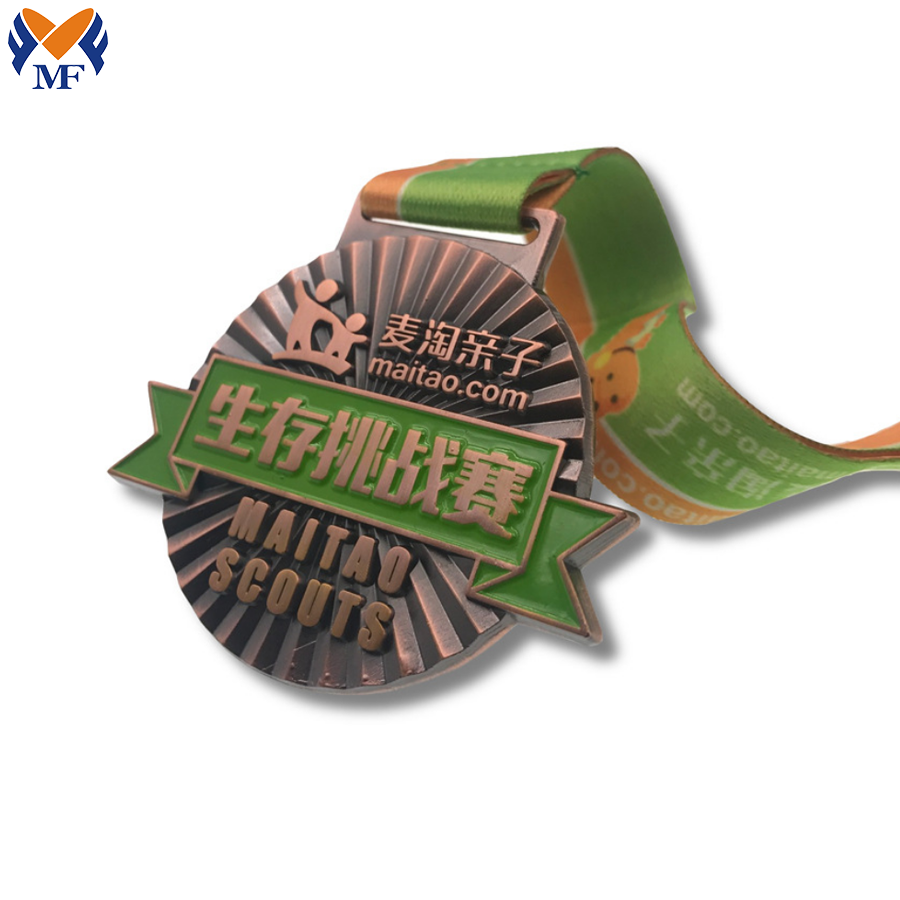 Medallas deportivas sólidas de metal 3D personalizadas