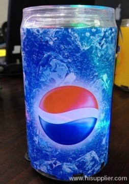 2013 New Model Transparent Coca Cola Speaker With Chromatic Lamp 