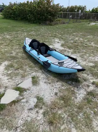 Inflatable Drop Stitch PVC 2 Person Canoe Kayak