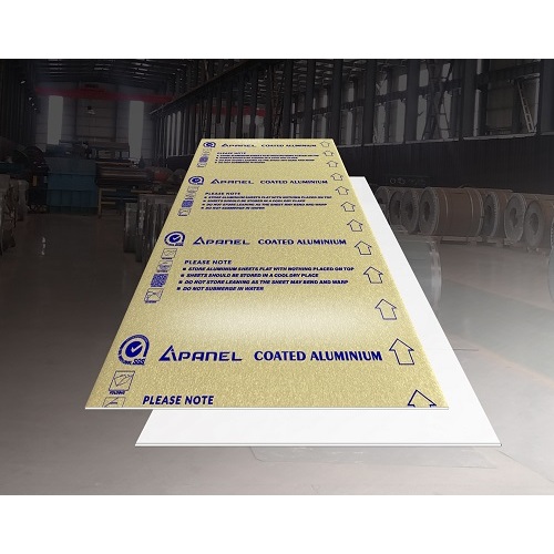 Placa de chapa de aluminio dorado metálico de 1,6 mm de espesor 5052 H32