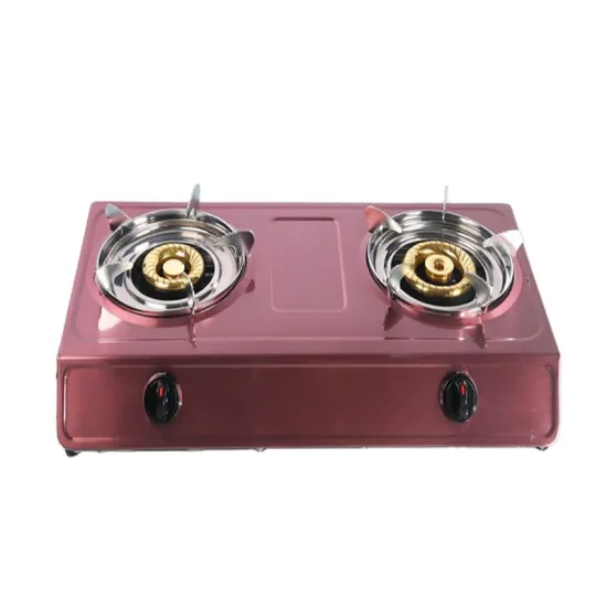 2 burner size 90+90mm table gas cooker