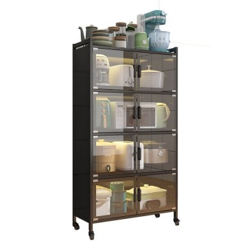 High Quality Waterproof Kitchen Glass Cabinets