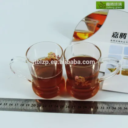 Hand blown simple single shot glass liqueur glass cup