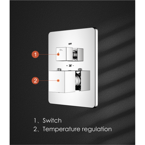 Switch Square Concealed Shower Mixer