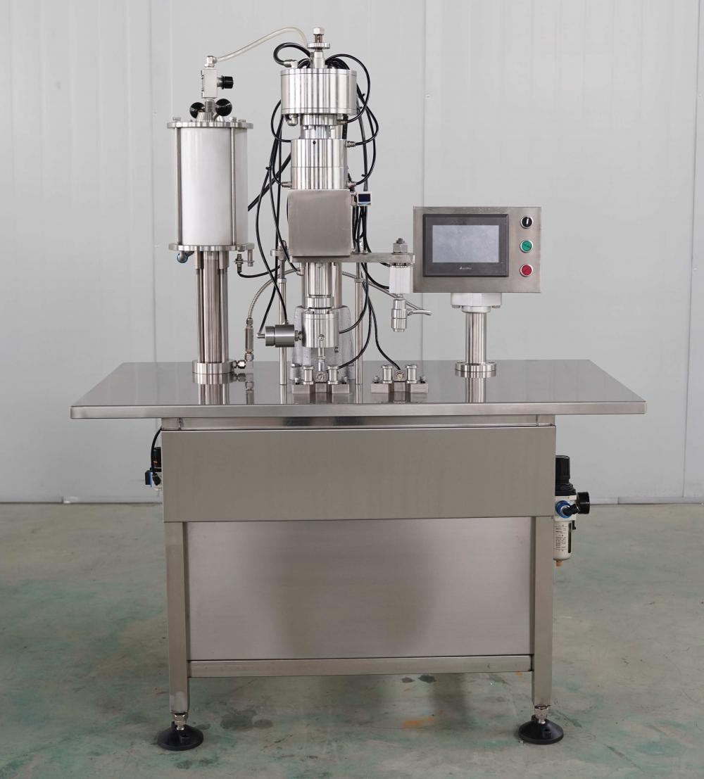 Semi Automatic Aerosol Filling Machines Plc High 2