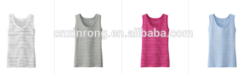 Sleeveless comfortable women's vest 100% cotton
