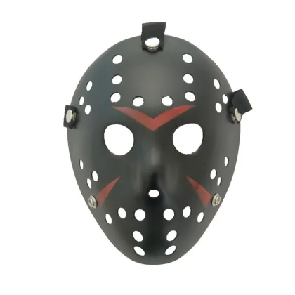 Halloween Masquerade Party Supplies: Yellow Metallic Gold Jason Masks for Cosplay