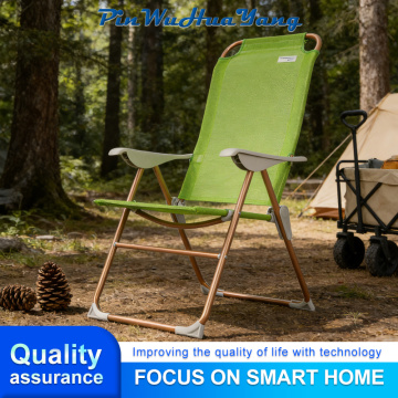 Silla de camping de pesca de diseño resistente para exteriores