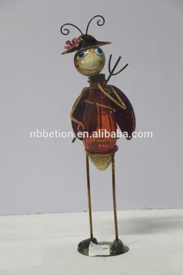 solar garden light outdoor decorative metal animal solar light