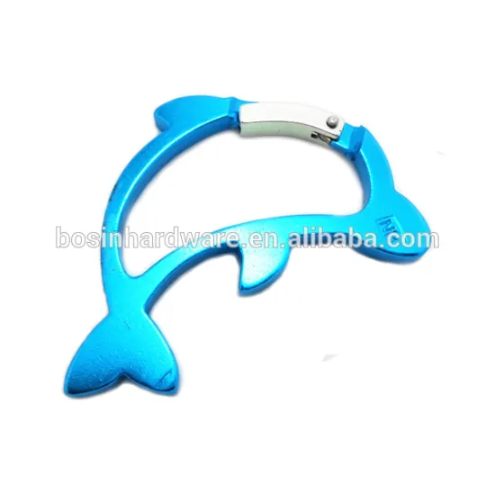 Fashion High Quality Metal Custom Dolphin Carabiner
