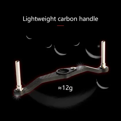 LETOYO Carbon Fiber Fishing Reel Knob Handle for Shimano Daiwa DIY Fishing Accessories