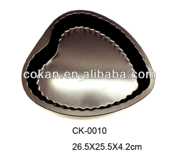 Carbon Steel Heart Shape Baking Tray CK-0010