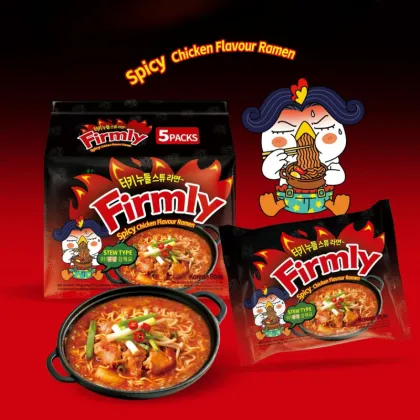 Creamy Chicken Flavour Ramen Korean Black Bean Noodles Braised Chicken Flavour Ramen Rosé Cream Chicken Flavour Ramen Extra Spi