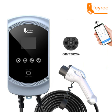 Feyree 7KW Wallbox EV Charger with GB/T Plug and Wi-Fi Smart App Control
