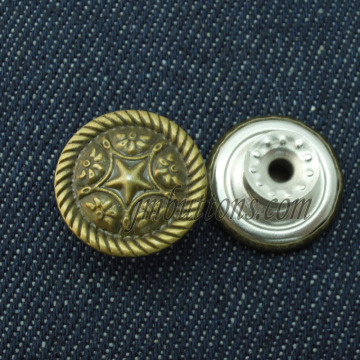 custom design antique types jeans jacket buttons