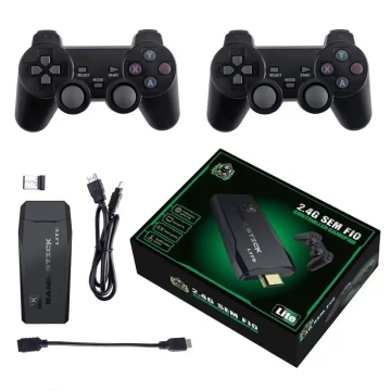 Plug and Play Wireless Retro Game Console M8 with 64G Storage and 4K Support