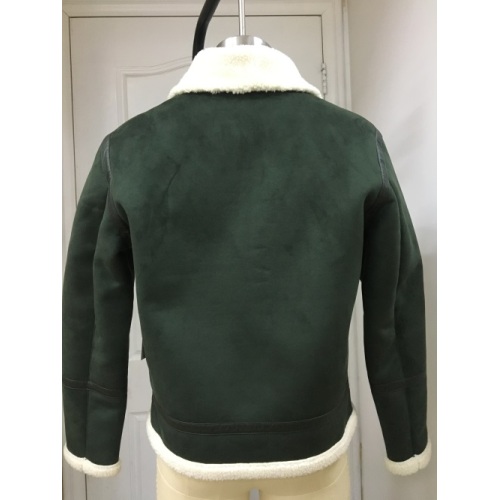 Faux Leather Shearling Moto Jacket