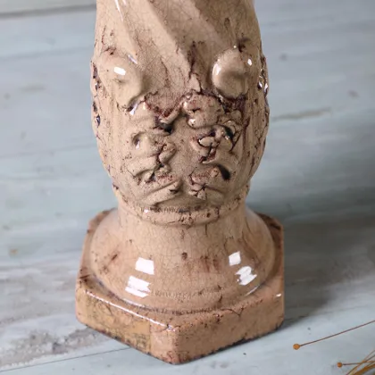 Antique Design Cement Candle Stick Holders for Wholesale: Retro Tealight Candle Holders