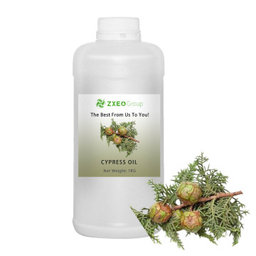 Aceite de ciprés orgánico para aromaterapia por difusor de fragancias