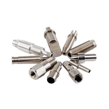 Turning parts, made of stainless steel, steel, aluminium or copper