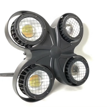 3200K & 5600K IP65 Waterproof Matrix Light: 4 x 100W COB Blinder with DMX512 Control for Outdoor Audience Lighting