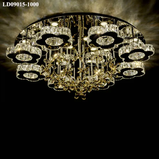 crystal chandelier led modern ceiling light fitting
