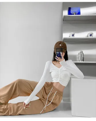 Women`s Casual High Waisted Joggers Pants