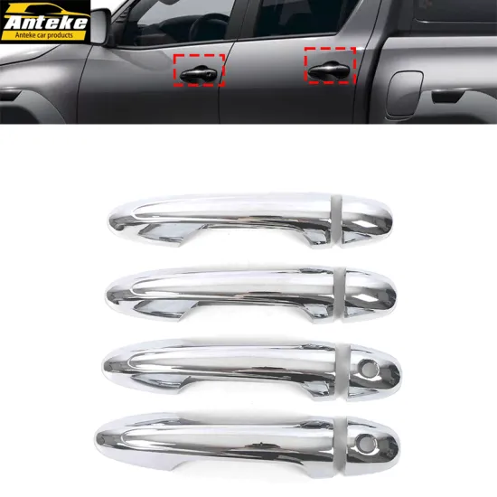OEM Chrome Carbon Fiber Exterior Trim Parts for Toyota Hilux Handle Cover