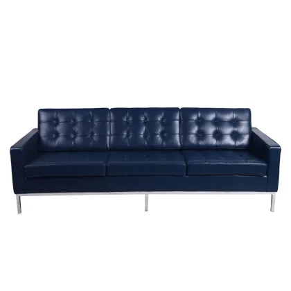 High-End Genuine Leather Knoll Sofa 3 Seater
