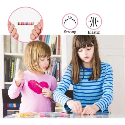 Clay Beads, 6mm Flat Polymer Clay Spacer Beads