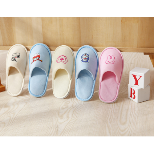 Benutzerdefinierte Logo Einwegkinder Spa Slipper