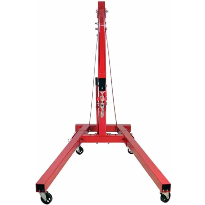 OEM ODM Workshop Crane: 2 Ton Foldable Hydraulic Engine Shop Crane Jack Mobile Crane