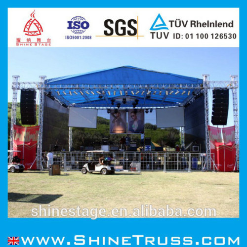 outdoor stage sound truss system speaker lift truss