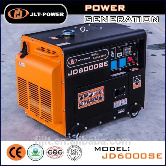 Silent diesel generator price 5KVA JD6000SE