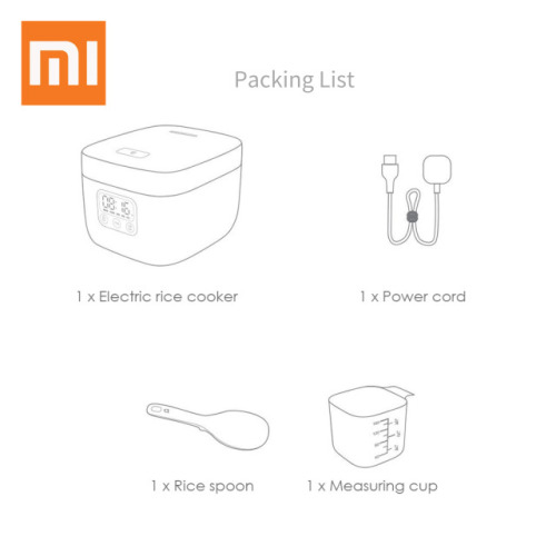 Xiaomi Mijia Mini Electric Αυτόματη μαγειρική ρύζι 1.6L