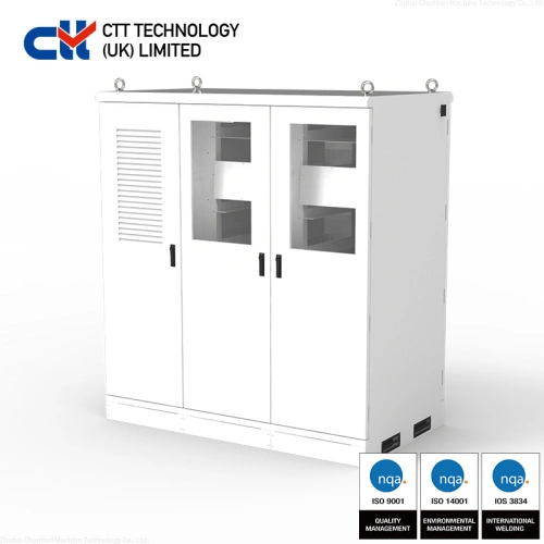 Integrated solar power cabinet energy storage system