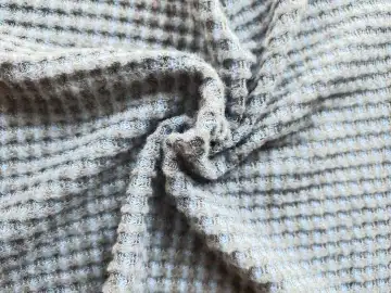 Poly Rayon Span Brushed Waffle