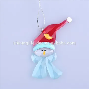 new style christmas decoration snowman head wearing christmas hat