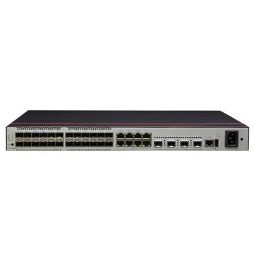 S5735S-L32ST4X-A1: 24 Port SFP Gigabit, 8 10/100/1000Base-T Port, dan 4 10-gigabit SFP+ Ports