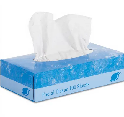 2Ply Wood Pulp Lotion Facial Tissues Flat Boxes