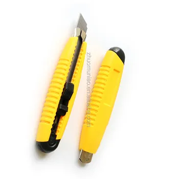 Nice Design Item High Quality Safety Plastic Knife 18mm Sliding Blade Custom Support