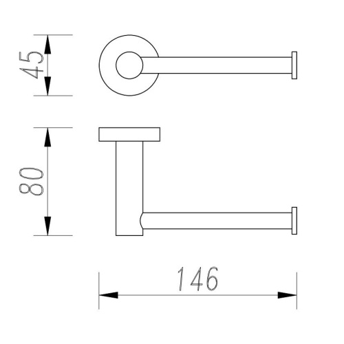 Stainless Steel Bathroom Accessories Chrome Round Toilet Paper Holder Wall Mount Factory